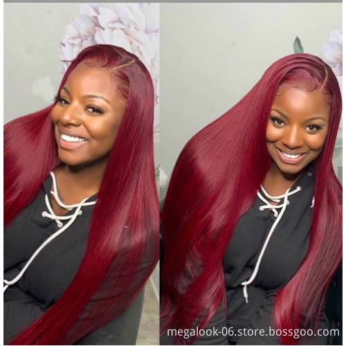 10A  Grade human hair bundles, #99J Straight Brazilian virgin  hair bundles Human